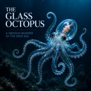 The Glass Octopus: Transparent Wonder of the Deep Sea
