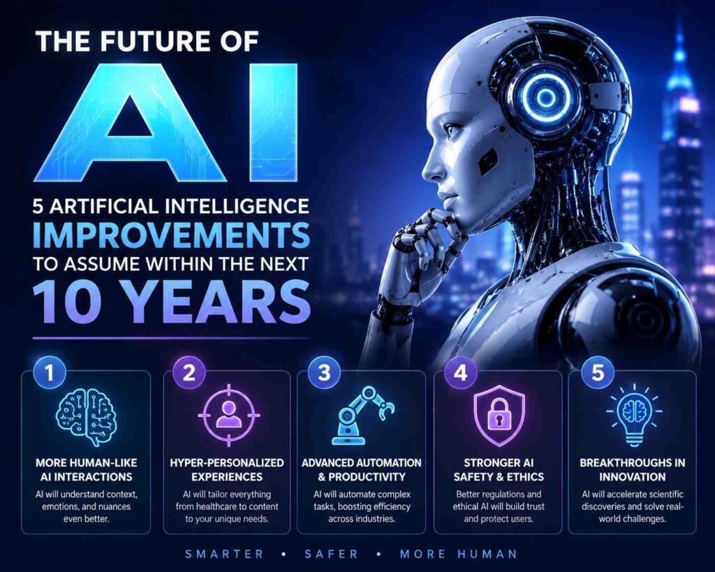 Future of AI: 5 Key Advancements in Next 10 Years
