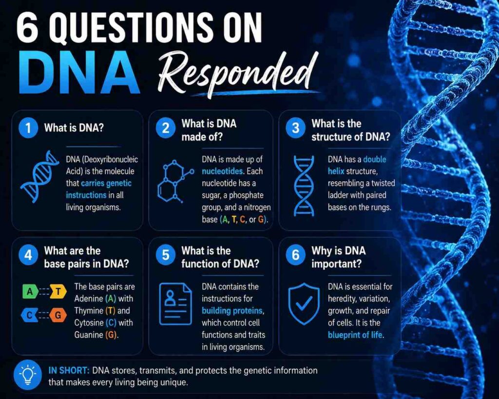 6 Common DNA Questions Answered Simply