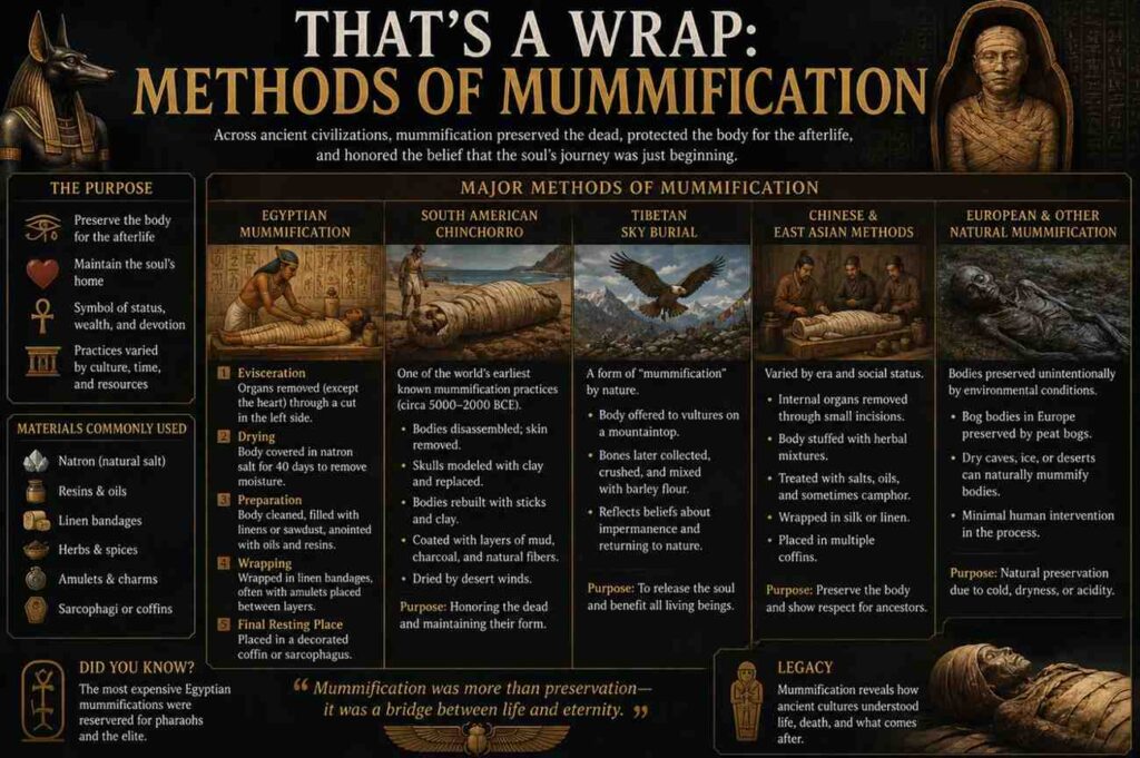 Mummification Techniques Explained Through History