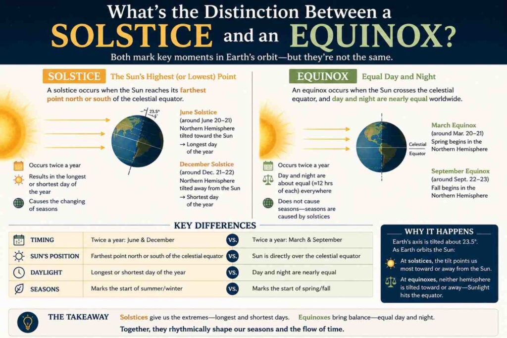 Solstice vs Equinox: Key Differences Explained
