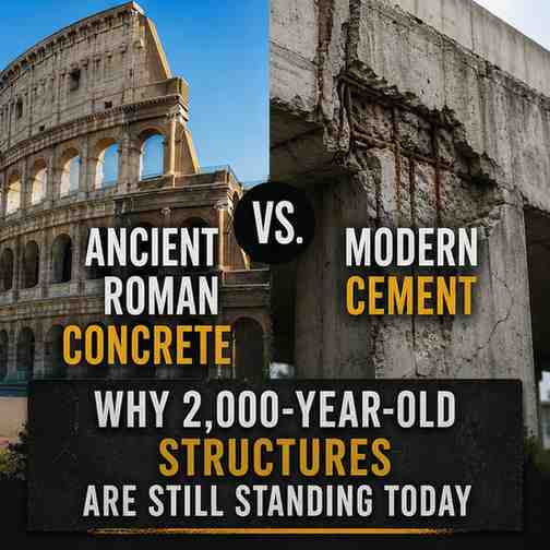 Ancient Roman Concrete vs Modern Cement Explained