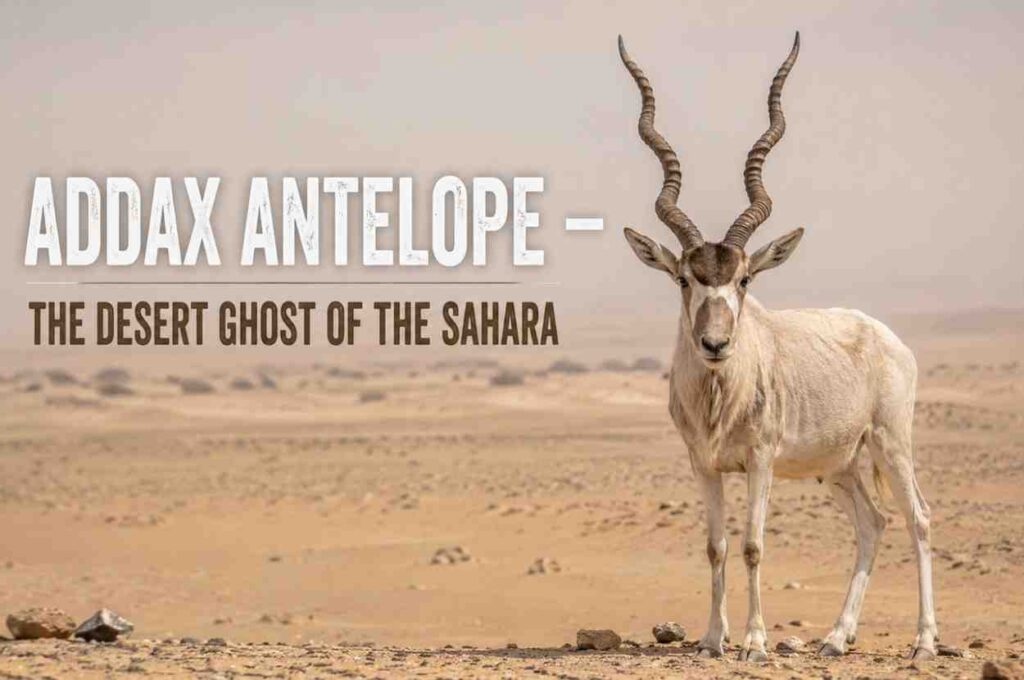 Addax Antelope – Desert Ghost of Sahara Explained