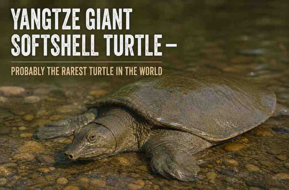 Yangtze Giant Softshell Turtle – Rarest Turtle in World