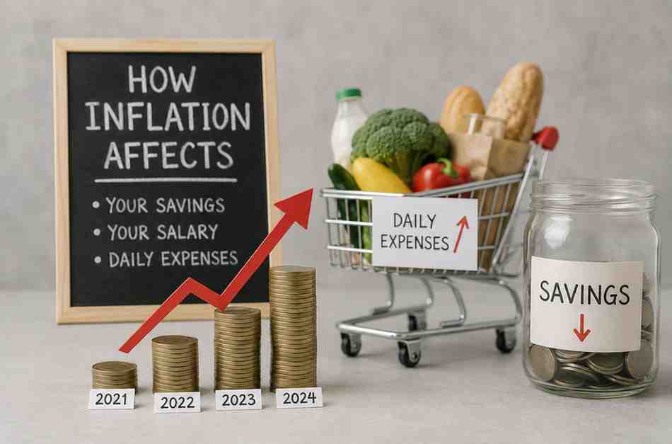 How Inflation Affects Savings, Salary & Expenses