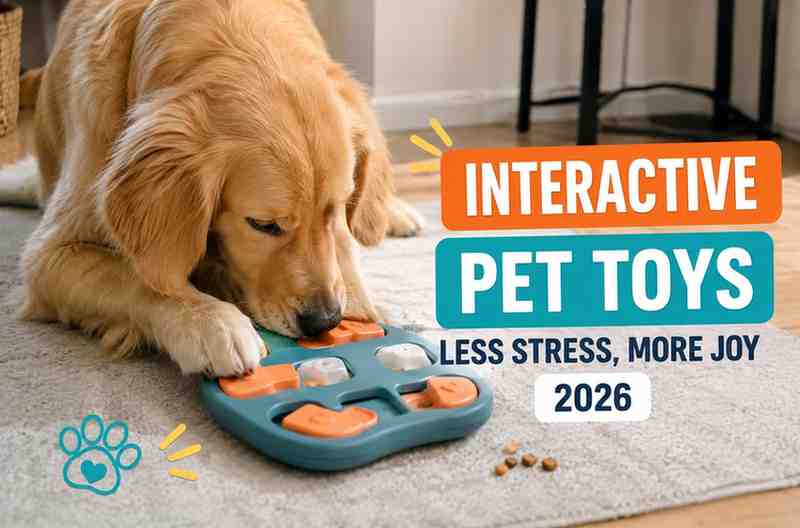 Best Interactive Pet Toys for Anxiety Relief in 2026