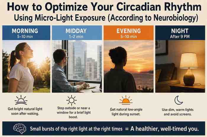 Optimize Circadian Rhythm With Micro-Light Exposure