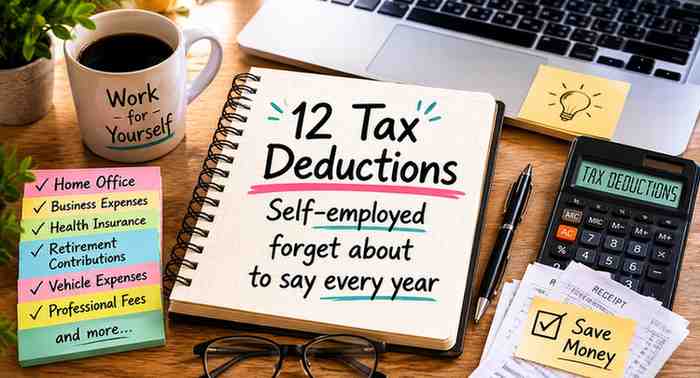 12 Tax Deductions Self-Employed People Forget