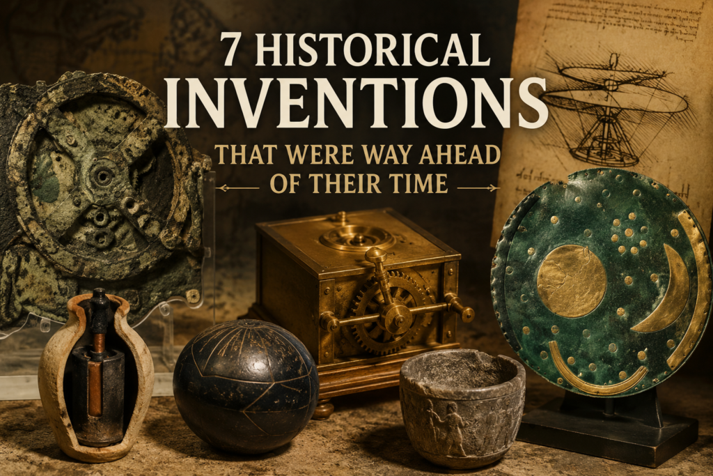 7 Historical Inventions That Were Way Ahead of Their Time